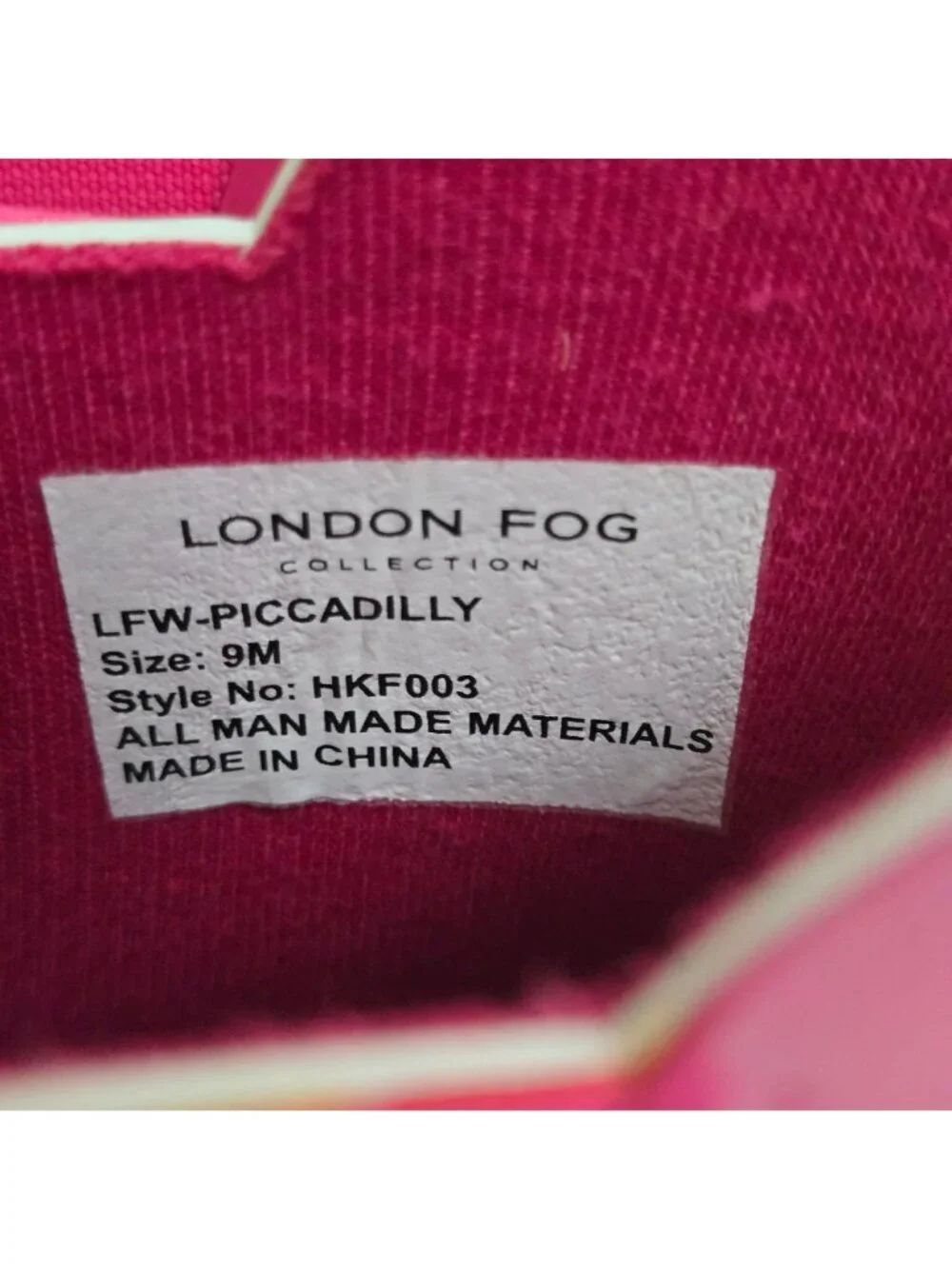 London Fog Piccadilly Rain Boot Chelsea Gusset Pull On Rainbow Size 9M